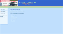 Desktop Screenshot of krageroexpressen.no